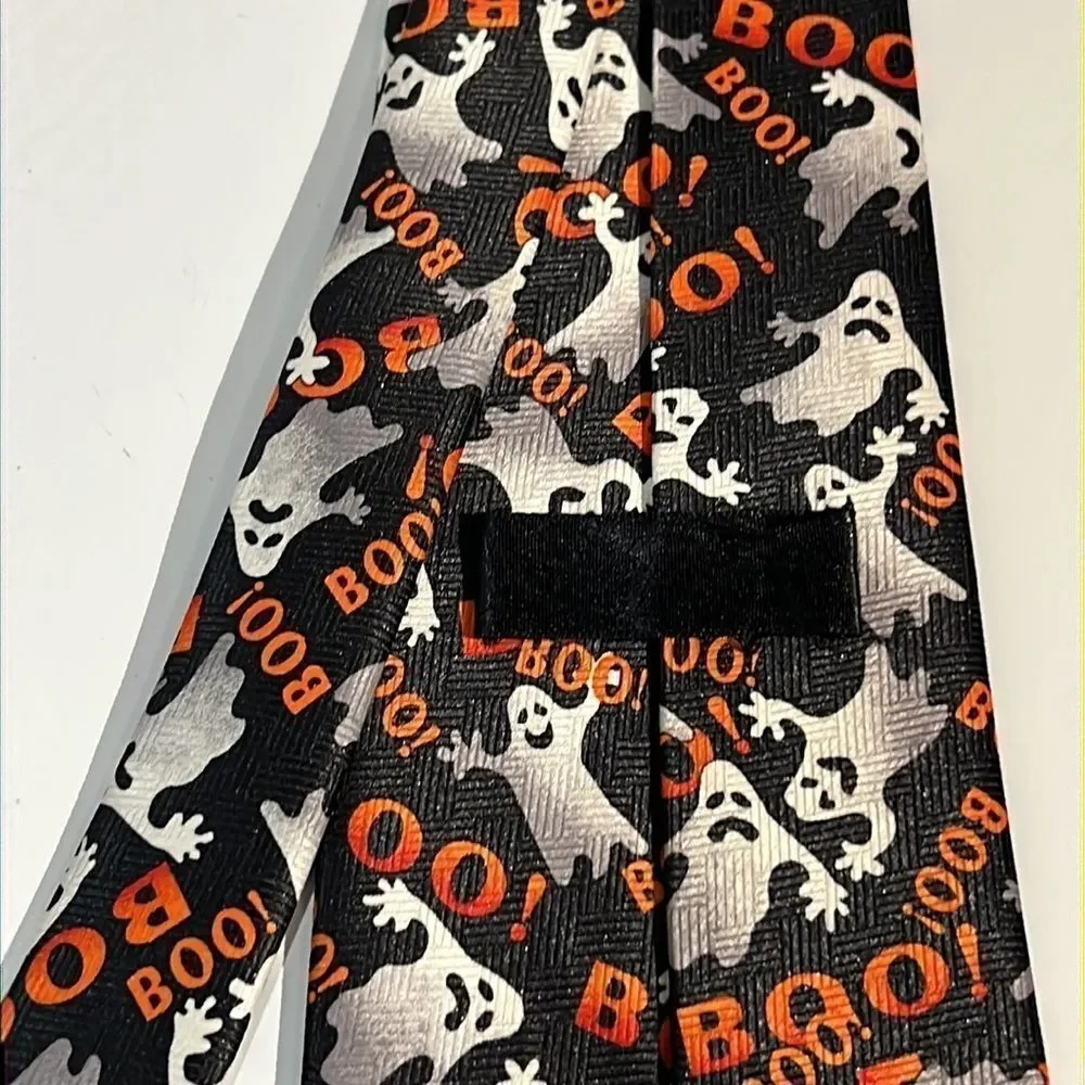 Bundle Sale 3 for $15 | Halloween Boo Ghost Neck Tie